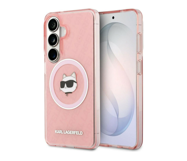 Karl Lagerfeld Etui Repeated Choupette MagSafe do Galaxy S26 Plus różowy - 1522729 - zdjęcie